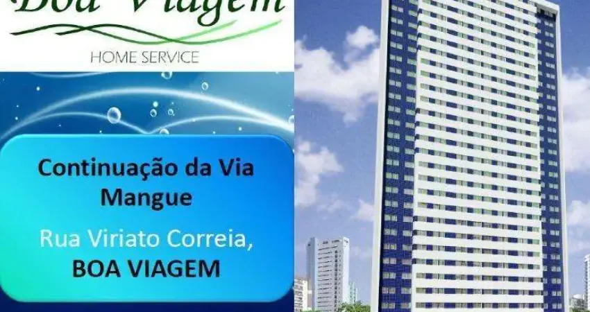 Apartamento com 2 quartos à venda na Rua Viriato Correia, Boa Viagem, Recife