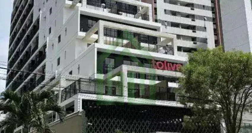 Flat mobiliado à venda na madalena, 1 quarto, 1 vaga. (edf. riverside tolive)