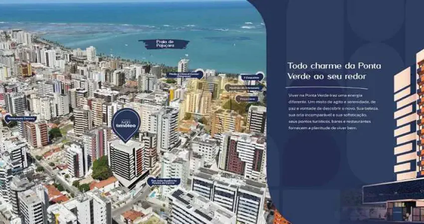 Apartamento com 2 quartos à venda na Rua João Gualberto Pereira do Carmo, Ponta Verde, Maceió
