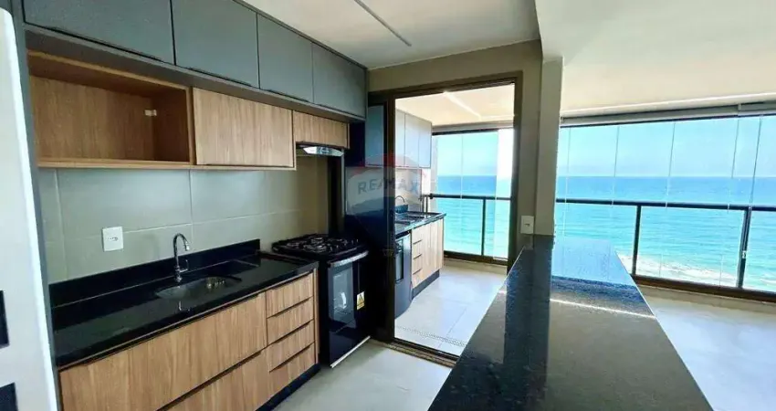 Apartamento para alugar no jaguah residence - 3/4, suíte e vista mar