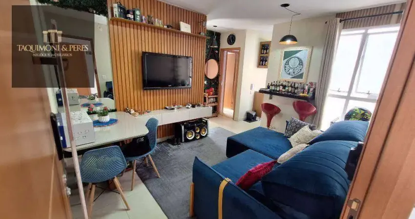 Apartamento porteira fechada com 2 Qts, 1 é suíte à venda, 49 m² por R$ 280.000 - Residencial Bela Vista - Anápolis/GO