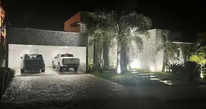 Casa em condominio totalmente mobiliada terréa lote de 735 mts