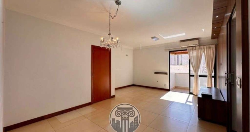 Venda de Apartamento de Luxo no Centro de Ribeirão Preto-SP: 3 Quartos, 2 Suítes, 2 Salas, 4 Banheiros, 2 Vagas, 126m².