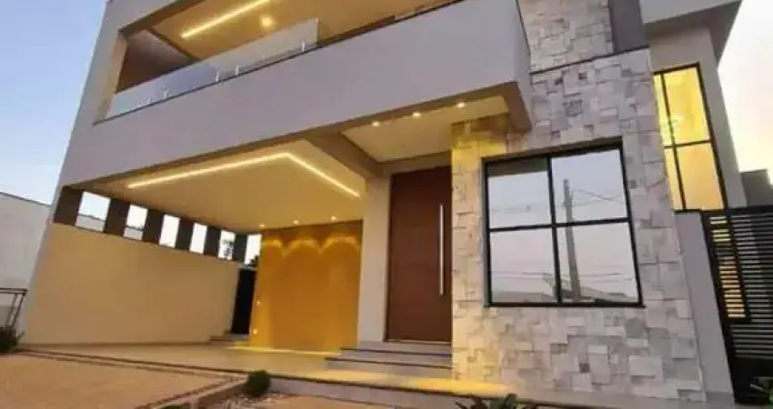 Casa de alto padrão em condomínio na Reserva Imperial - Ribeirão Preto-SP: 3 quartos, 1 suíte, 3 salas, 4 banheiros, 4 vagas de garagem, 292m².