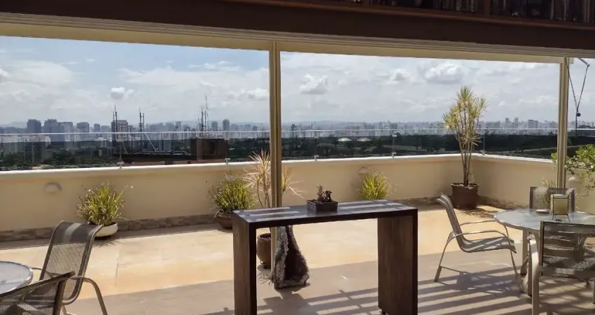 Deslumbrante cobertura para venda em Alto da Boa Vista com 4 quartos, sendo 2 suítes, 328m²
