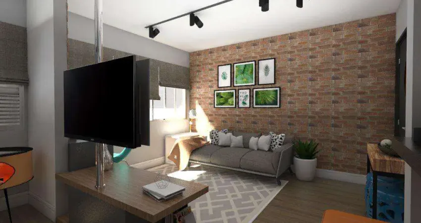 Elegante apartamento tipo para venda em vila paulista com 1 quarto, 37m²
