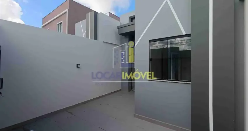 OPORTUNIDADE - Casa nova conceito moderno com 3 quartos sendo uma suíte e sala com pé direito alto