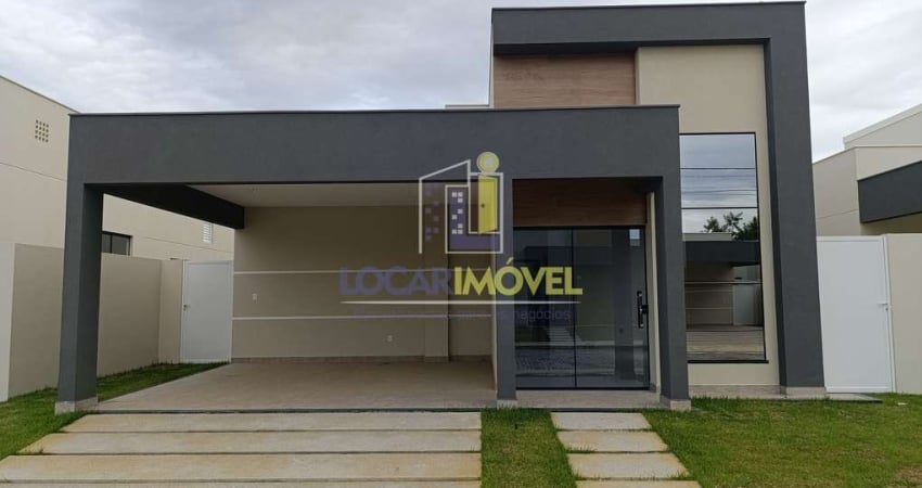 Oportunidade! Casa com 3 suítes em condomínio fechado com portaria 24 horas e infraestrutura comple