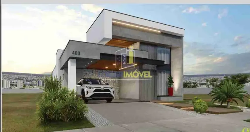 Casa 3 suítes, sala cozinha e gourmet com planejados alto padrão Alphaville II condomínio com infra