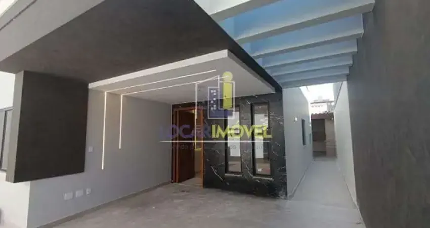 Casa nova solta de 3 suítes, 1 suíte com closet + dependência completa + área gourmet com churrasqu