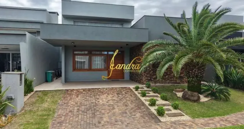 Excelente casa no condomínio capão ilhas! estilo contemporânea, mobiliada e decorada, composta por 03 suítes