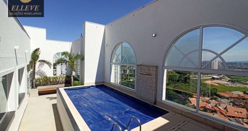 Apartamento com 3 dormitórios para alugar, 320 m² por R$ 18.490,00/mês - Jardim Campos Elísios - Jundiaí/SP