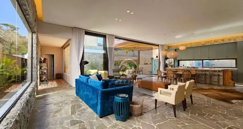 Casa com 3 dormitórios à venda, 350 m² por r$ 6.200.000,00 - jardim das samambaias - jundiaí/sp