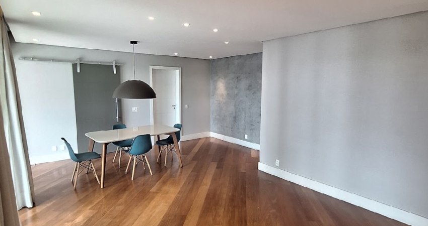 Locação Lindo apartamento semi mobiliado 3 suítes 2 vagas