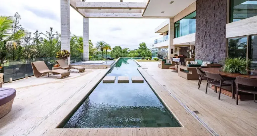 Casa para aluguel no Alphaville Araguaia com 5 suítes e lazer completo