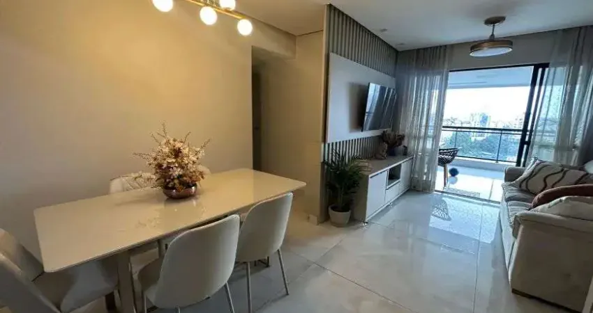 Apartamento a venda villa privilege 3/4 com varanda gourmet, e dependencia completa