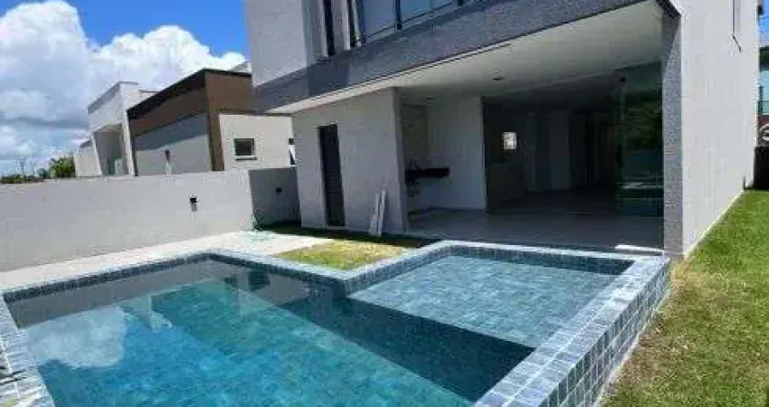 Casa em condomínio fechado com 4 quartos à venda na Rua Sucupió, 01, Abrantes, Camaçari