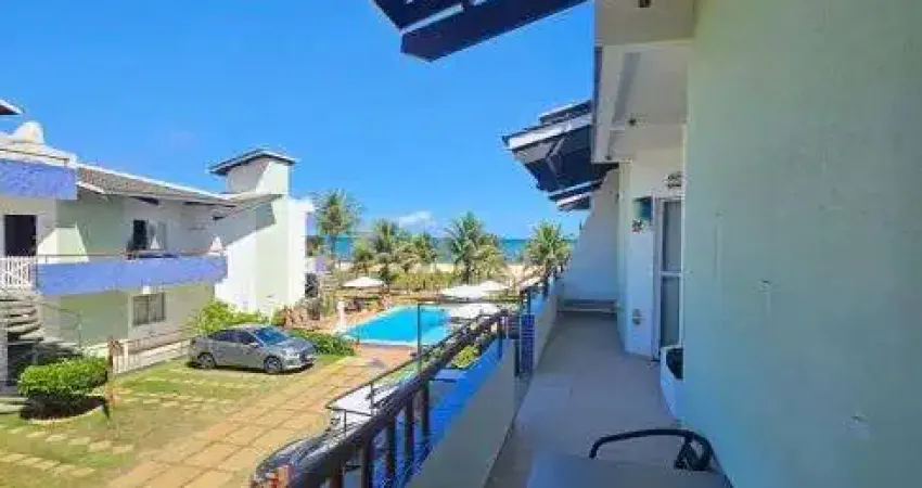 Apartamento à venda em itacimirim, lagoa ville, vista para o mar, pé na areia, 2 suítes