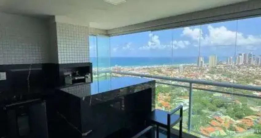 Art residence 4 suíte, andar alto, vista mar, porteira fechada