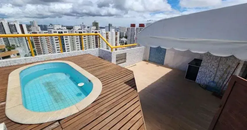 Cobertura rua das gaivotas imbui, 3/4 sendo 2 suíte, piscina privativa.