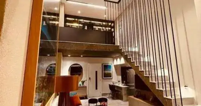 Neo itaigara loft 2 suítes, porteira fechada, finamente decorado.