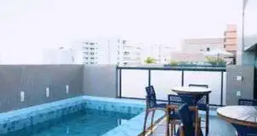 Cobertura palm ville alphaville, finamente decorado, piscina privativa, mobiliada.