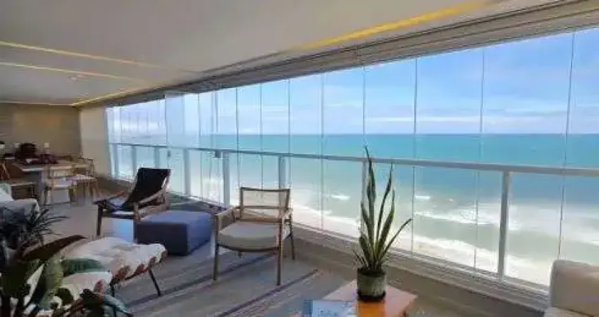 Lindo 2 suítes para 3, 188m², frente mar, na praia de jaguaribe!