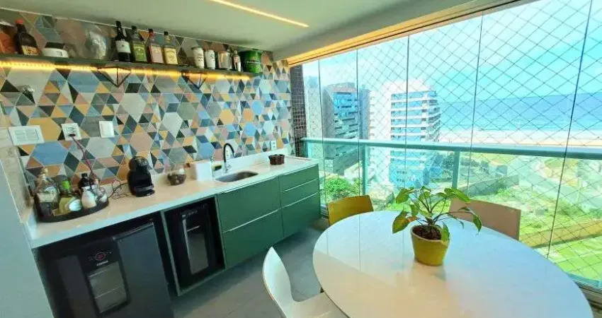 Paradise residence - armação • vista mar 3/4 nascente, varanda gourmet.