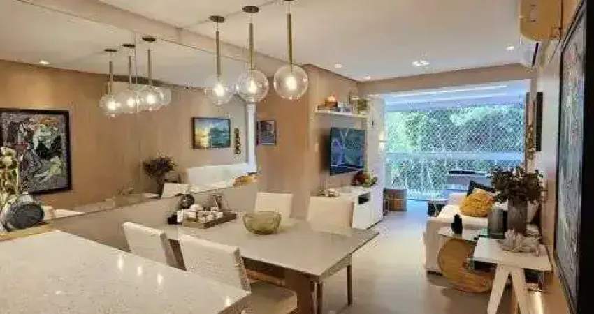 Alphaville condominio  natura 3/4 com suíte e varanda integrada.