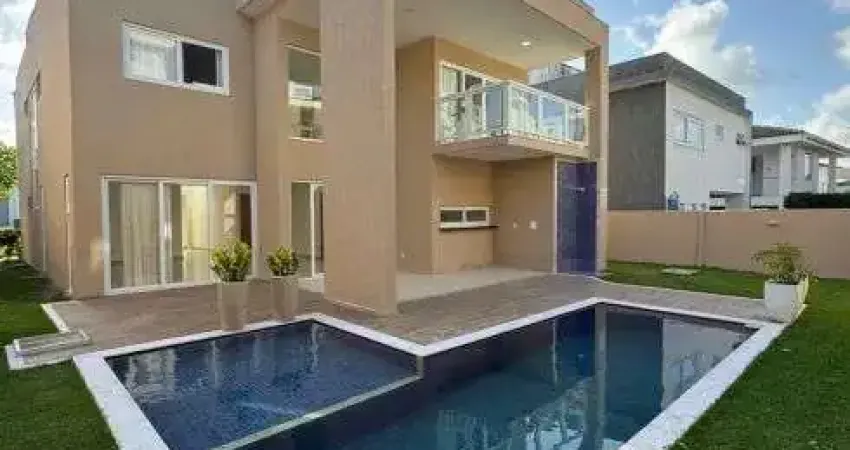 Casa alphaville litoral norte 1, 5 suíte, piscina privativa, moderna.