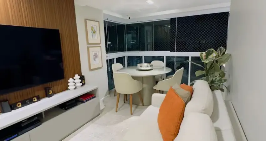 Apartamento para locação 3/4 vista mar em alphaville - edifício natura