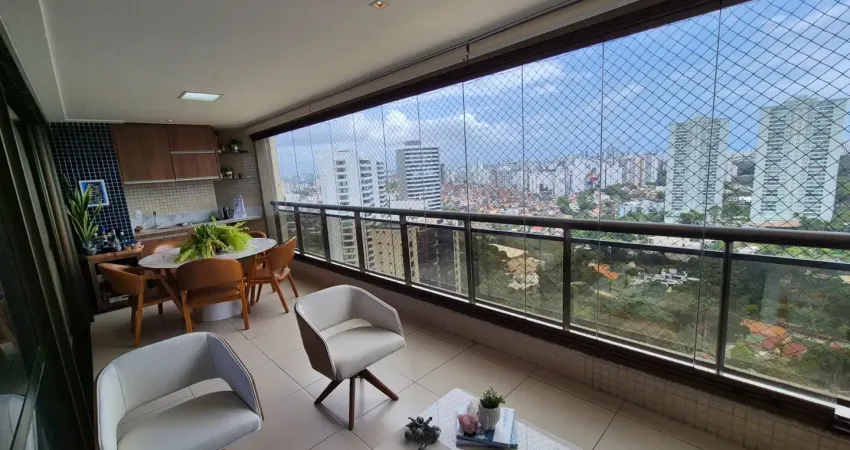 Apartamento horto florestal 3 suítes, andar alto, nascente, varanda.