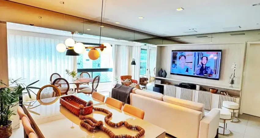 Apartamento alphaville salvador 1, palmville 2 suítes, ampla com home.