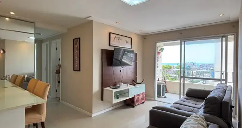 Apartamento vita praia boca do rio 2/4 sendo 1 suíte, nascente total vista mar.