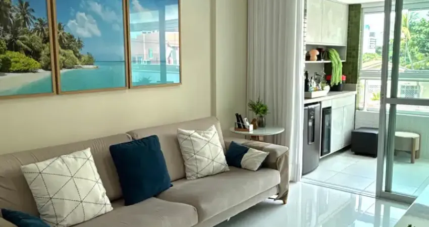 Apartamento pituba 3/4 nascente, reformado, 2 vagas, varanda