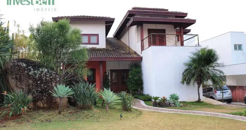 Casa com 4 suítes, 344 m² - venda por R$ 2.490.000 ou aluguel por R$ 15.440/mês - Condomínio Moinho de Vento - Valinhos/SP