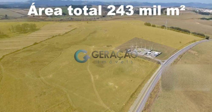 Área industrial para venda com 242.847,00m² em Caçapava