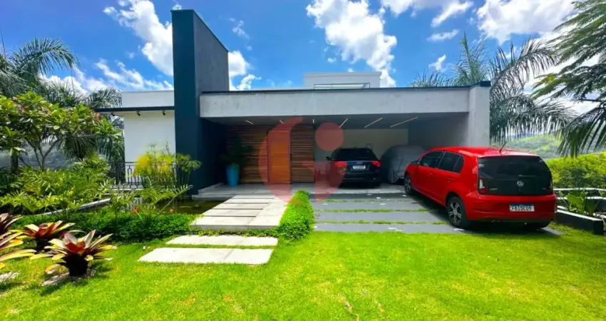 Casa em condomínio para venda ou locação com 4 quartos e 2 vagas de garagem -520m² | recanto santa barbara - jambeiro