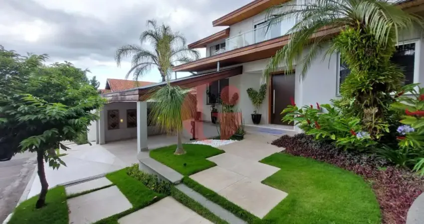 Sobrado de alto padrão no condomínio aquarius ii - 3 suítes, 5 banheiros e 340 m²