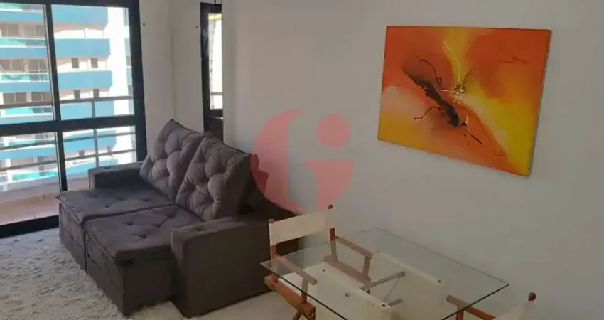 Apartamento mobiliado para locação com 1 quarto sendo 1 suíte e 2 vagas de garagem - 52m² no bairro Jardim Aquarius