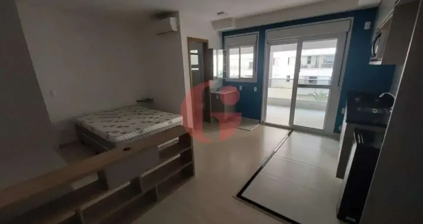 Apartamento studio mobiliado para locação com 01 quarto e 01 vaga de garagem - 40m² no bairro Jardim Aquarius
