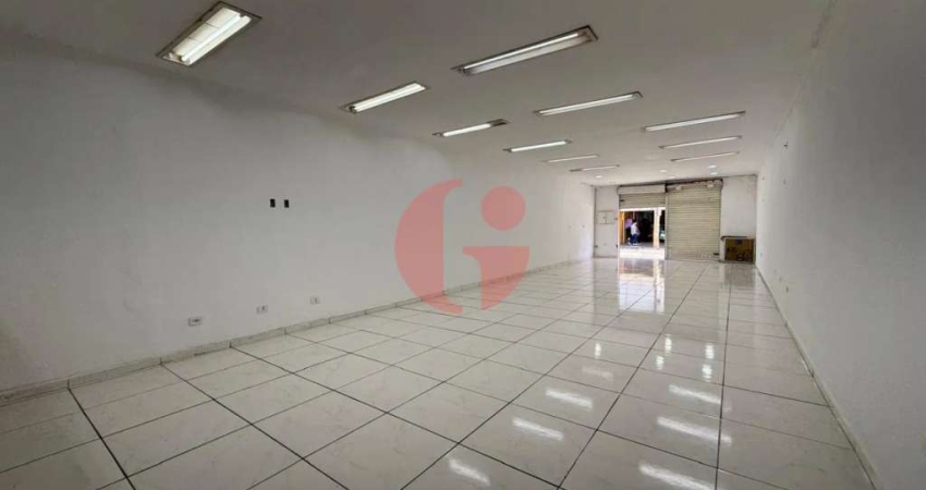 Ponto comercial no Centro para locação com 02 banheiros e 110 m²