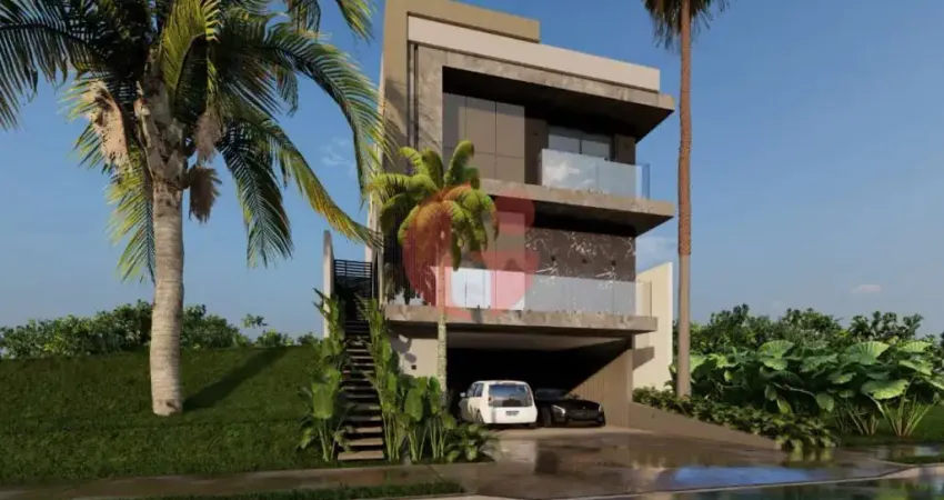 Casa em condomínio à venda com 4 quartos sendo 4 suítes- 390 m² construídos- terras alpha