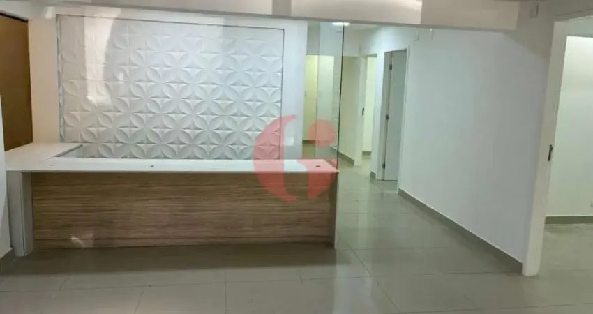 Sala comercial para locação com 2 banheiros e 2 vagas de garagem- 100 m²- vila adyana