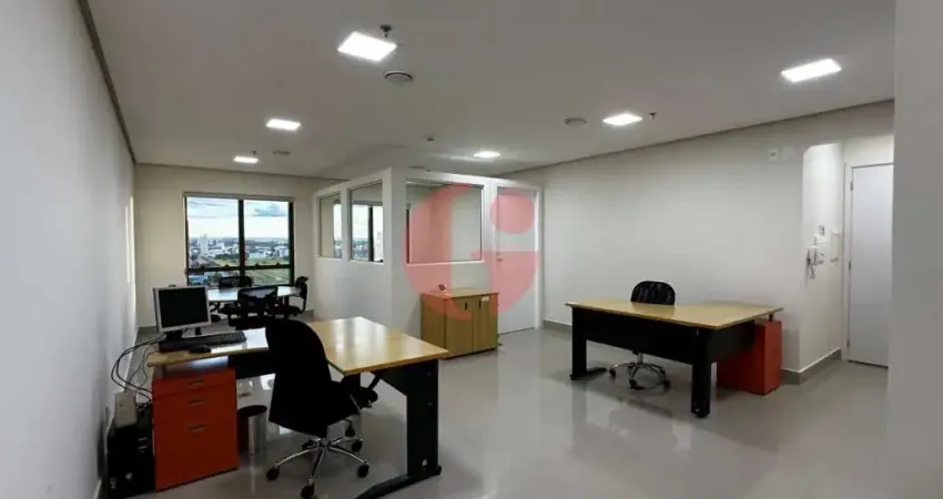 Sala comercial para venda e locação com 1 banheiro e 1 vaga de garagem- 49m² no bairro Jardim Aquarius