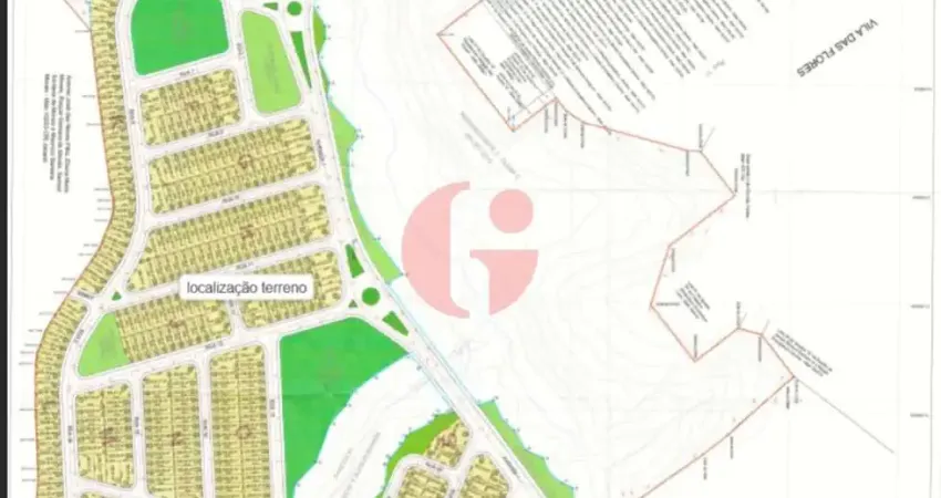 Terreno em condomínio fechado com 240,00m² no bairro Vila Amélia!