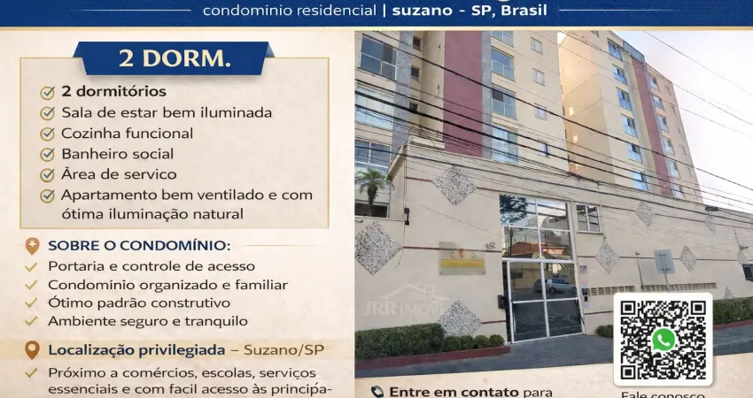 Apartamento com 2 quartos à venda na Rua Paraná, Jardim Paulista, Suzano