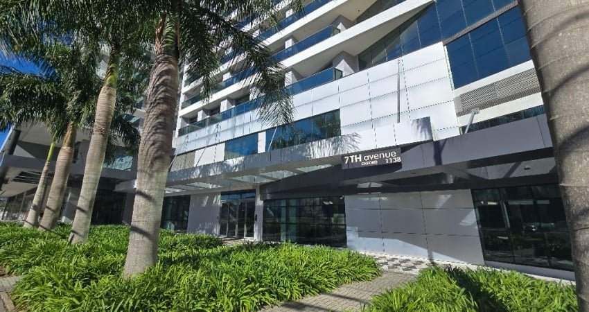 studio mobiliado, 29 andar vista deslumbrante! condomínio club