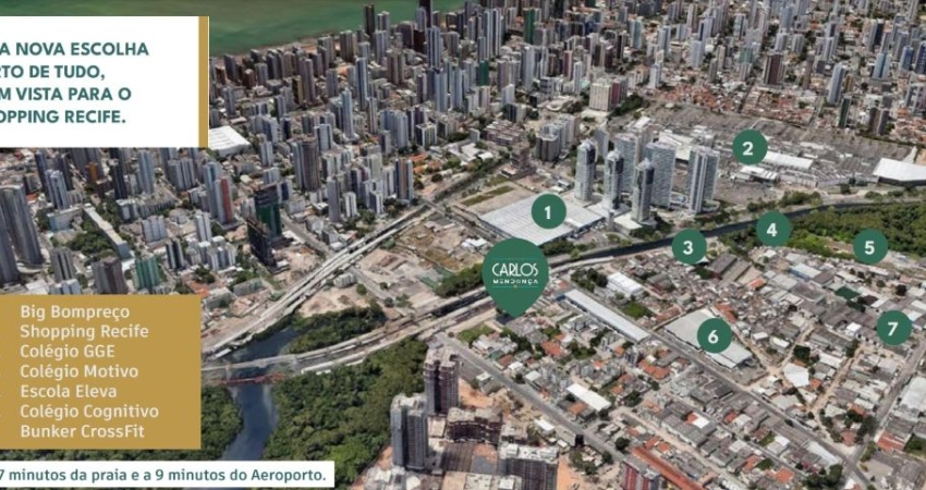 Apartamento excelente localização com 1 e 2 quartos em Boa Viagem - Recife - PE