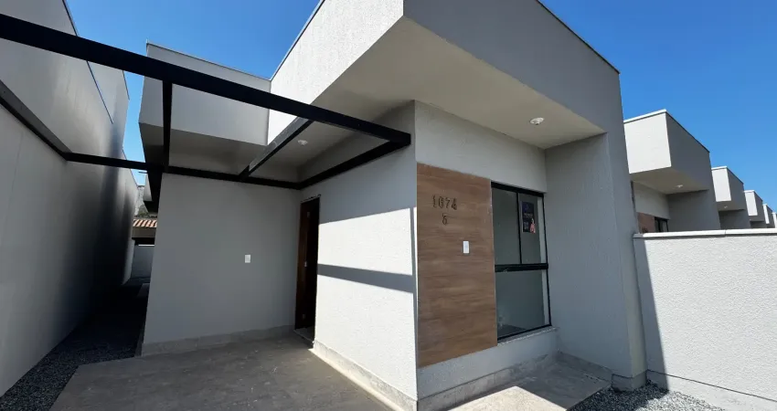 Casa nova 300mil praia de barra velha com suíte bairro vila nova